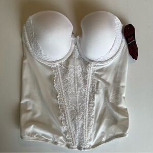 NWT Maidenform White Corset Size 34B